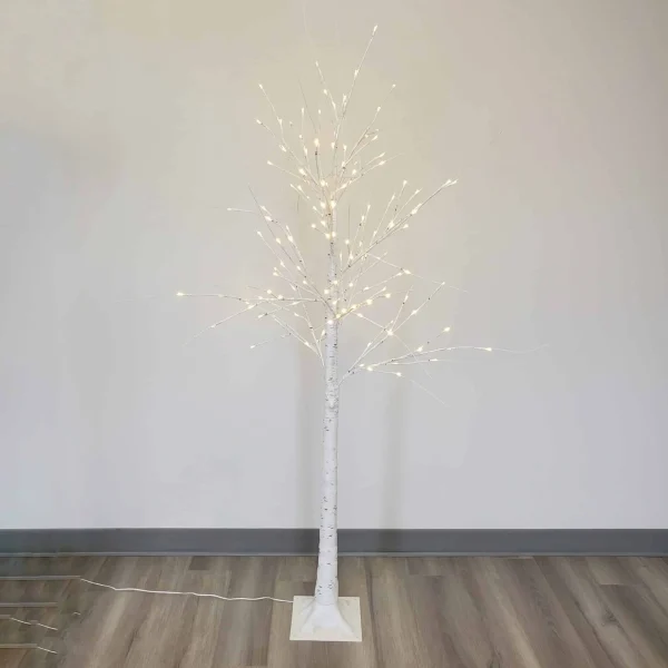 Electric Birch Tree Warm White Lights - Large