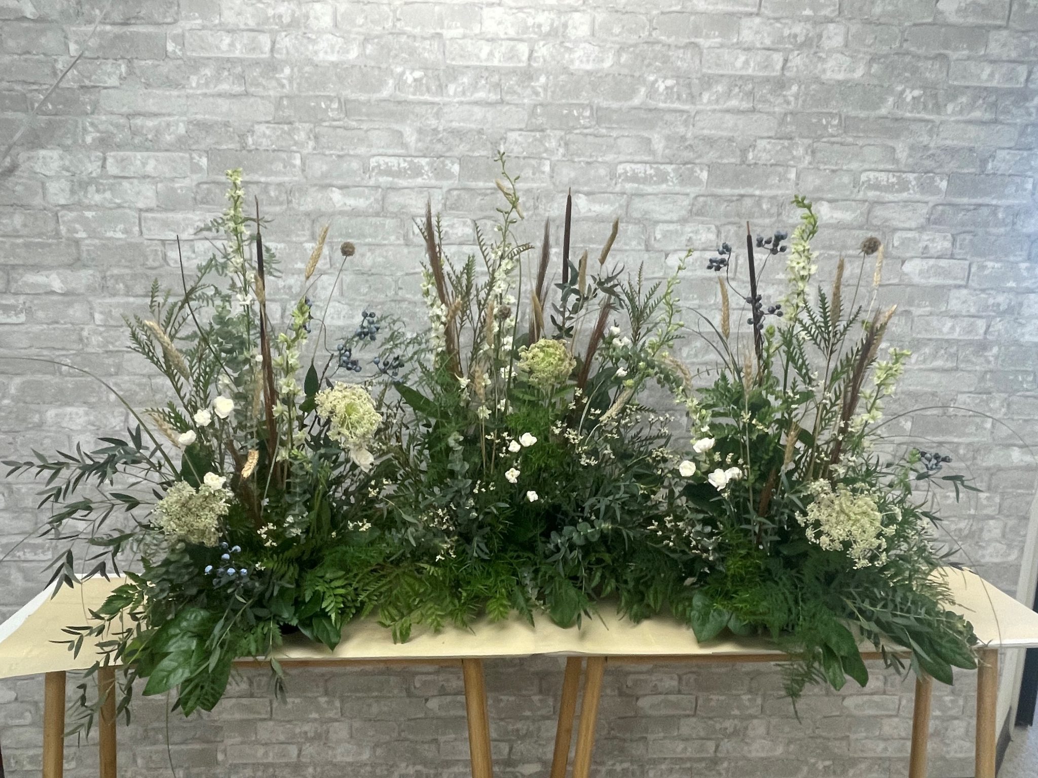 Wild & Free Memorial Table Spray Flower Chix