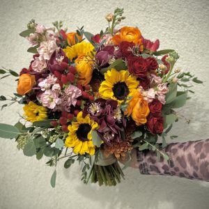 Falling for you bridesmaid bouquet