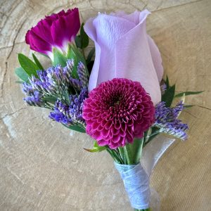 Lilac Harmony Boutonniere