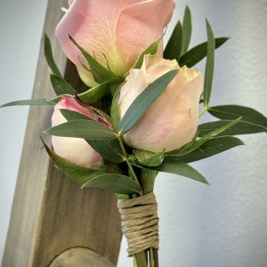Golden Coral Boutonniere