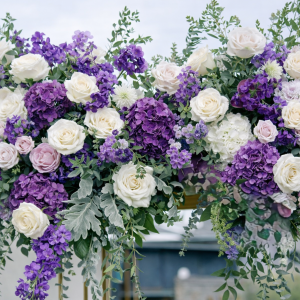 Lilac Harmony Arch Swag