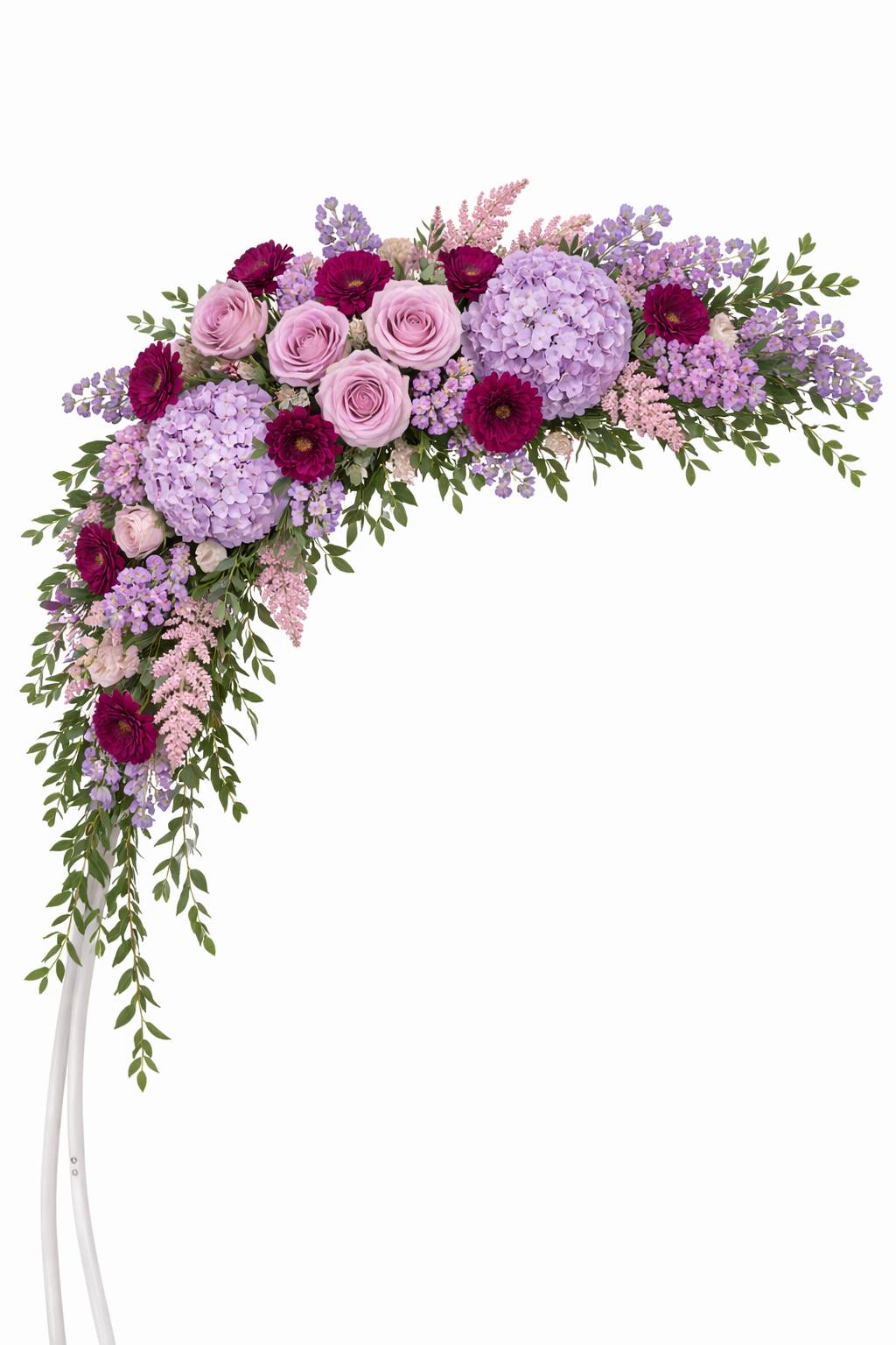 Purple Dreams Arch Swag