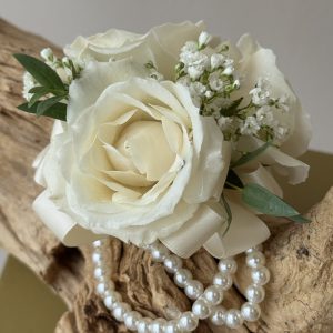 Elegant Pearl Corsage
