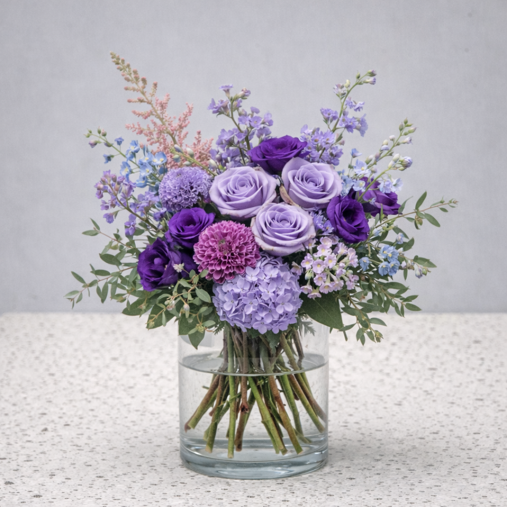 Purple Dreams Centerpiece