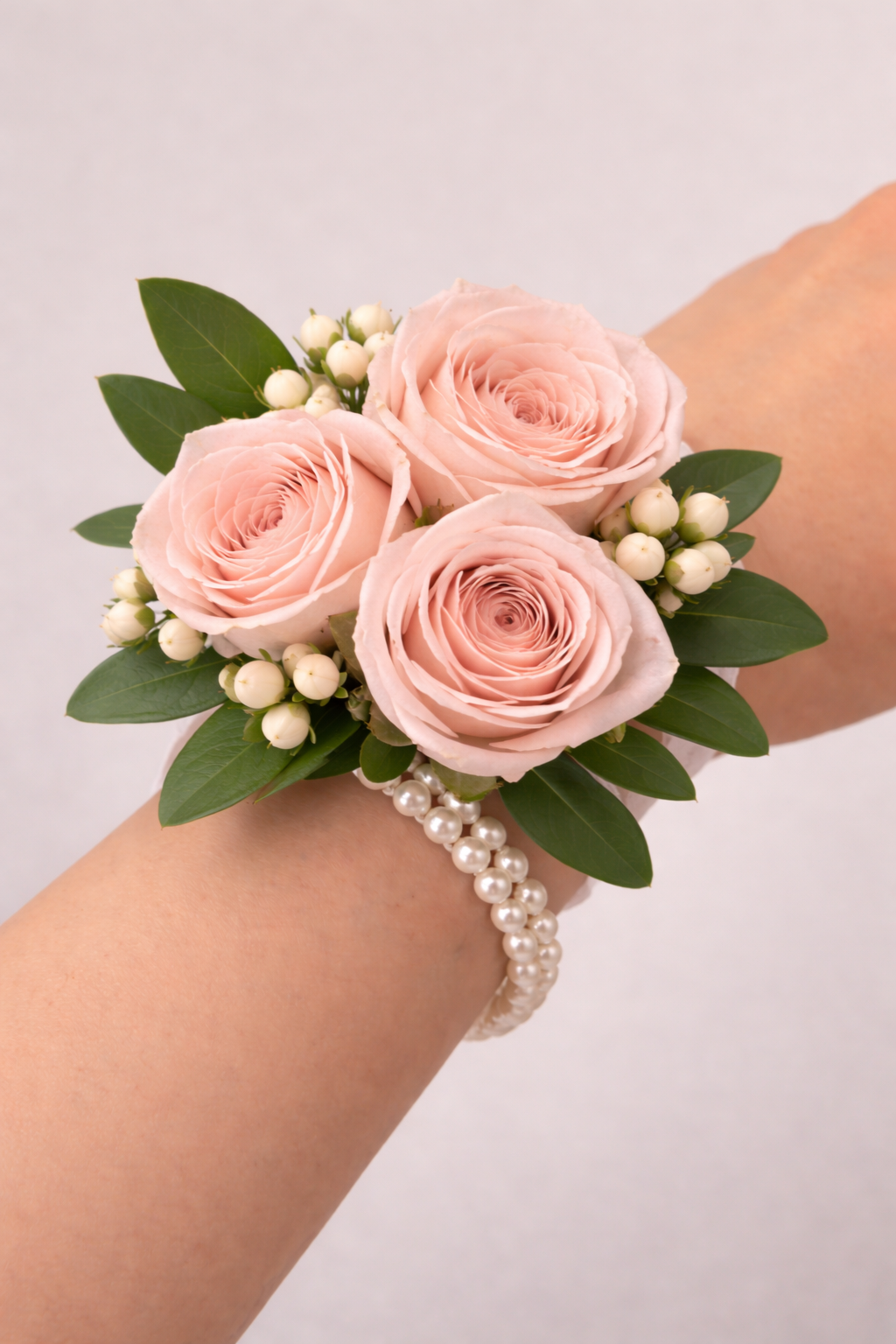 Blush & Succulent Corsage