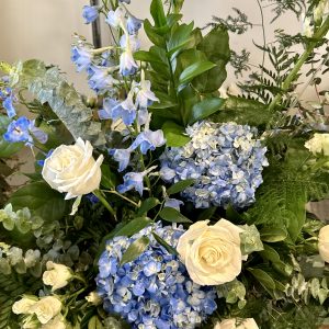Ocean Blue Elevated Floral Arrangement
