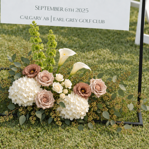Mystical Garden Welcome Sign Arrangement