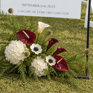 Wildly Modern Welcome Sign Arrangement