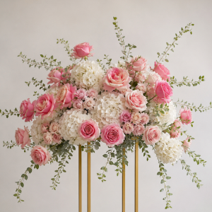 Cotton Sugar Elevated Floral Arrangement