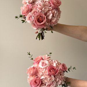Cotton Sugar Bridesmaid Bouquet