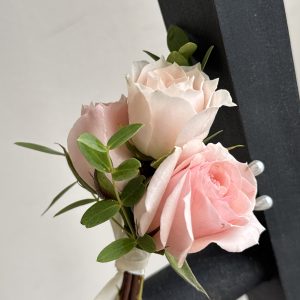 Cotton Sugar Boutonniere