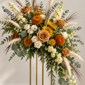 Cinnamon Rose Elevated Floral Arrangemnet