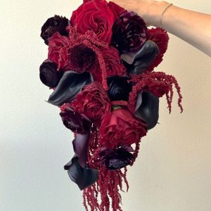 Midnight Wine Bridal Bouquet